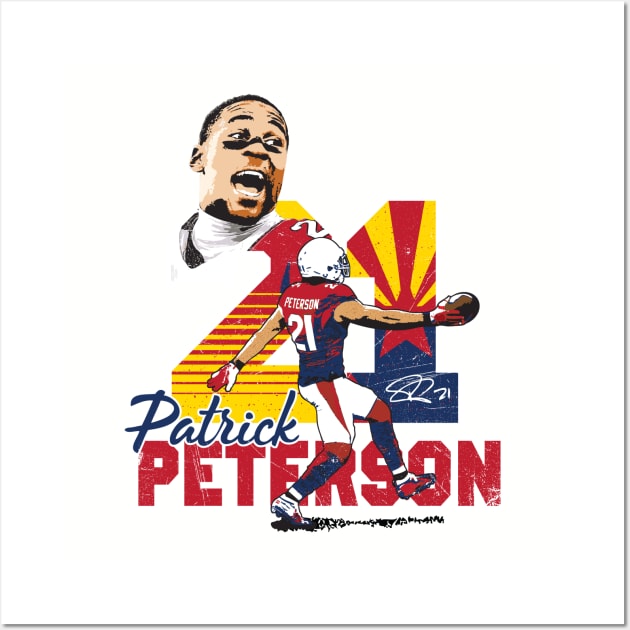 Arizona Cardinals Peterson Tee T-Shirt Wall Art by goderslim